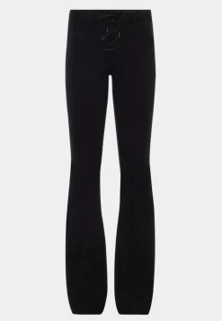 Discount - Charis Lace-Up Flare Pant - Noir Flare | Pants