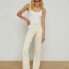 Fashion - Clayton Coated Wide-Leg Jean - French Vanilla Coated Denim | All Denim