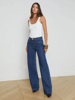 Discount - Clayton Wide-Leg Jean - Conway High-Rise | Denim