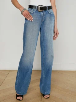 Clearance - Clayton Wide-Leg Pant - Woodrow Denim | All Denim
