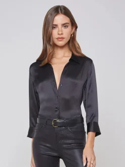 Discount L’agence - Dani Blouse - Black Blouses