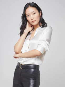 Online L’agence - Dani Blouse - Ivory Blouses
