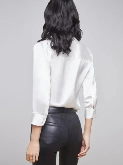 Online L’agence - Dani Blouse - Ivory Blouses