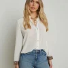 Fashion L’agence - Gio Silk Blouse - Multi Tapestry Print Blouses