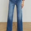 Sale - Joanne Low-Rise Wide-Leg Jean - Palermo Denim | All Denim