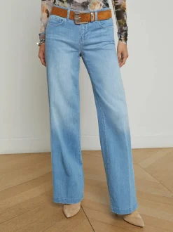 New - Joanne Low-Rise Wide-Leg Jean - Amherst Denim | All Denim