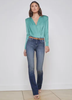 Hot L’agence - Kallie Bodysuit - Frosty Spruce Bodysuits