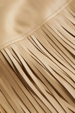 New L’agence - Karolina Fringe Skirt - Croissant Mini Skirts