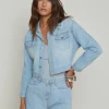 Outlet - Koda Cropped Denim Jacket - Dakota Denim Jackets | Jackets