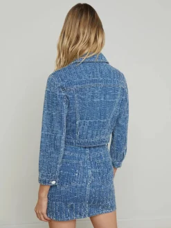 Clearance - Koda Cropped Denim Jacket - Everson Denim Jackets | Jackets