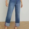 Online - Leighton Cuffed Stovepipe Jean - Brentwood Denim | All Denim