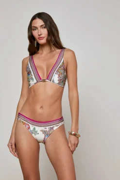Clearance - Lexie Bikini Top - Paisley Multi Bikini
