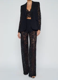 Discount L’agence - Livvy Lace Trouser - Black Pants