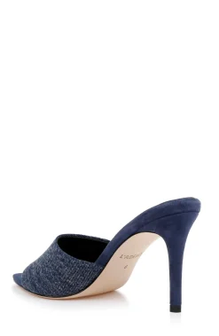 Hot L’agence - Lolita Heel Sandal - Dark Denim Shoes