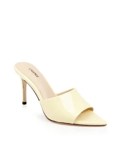 Best L’agence - Lolita Heel Sandal - Pale Yellow Patent Shoes