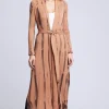 New L’agence - Mahika Duster Cardigan - Dark Camel Sweaters & Knits