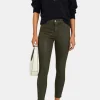 Online L’agence - Margot H/R Skinny - Army Coated Denim | All Denim