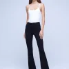 Sale L’agence - Marty H/R Jean - Black Denim | All Denim