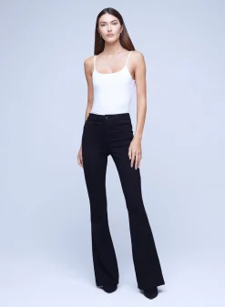 Sale L’agence - Marty H/R Jean - Black Denim | All Denim