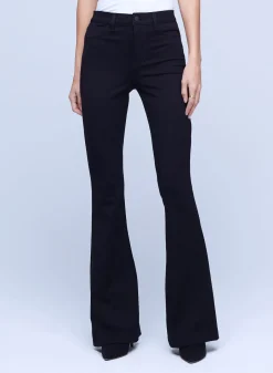 Sale L’agence - Marty H/R Jean - Black Denim | All Denim