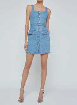 Sale L’agence - Midy Button-Front Dress - Olvera Mini Dresses | Dresses