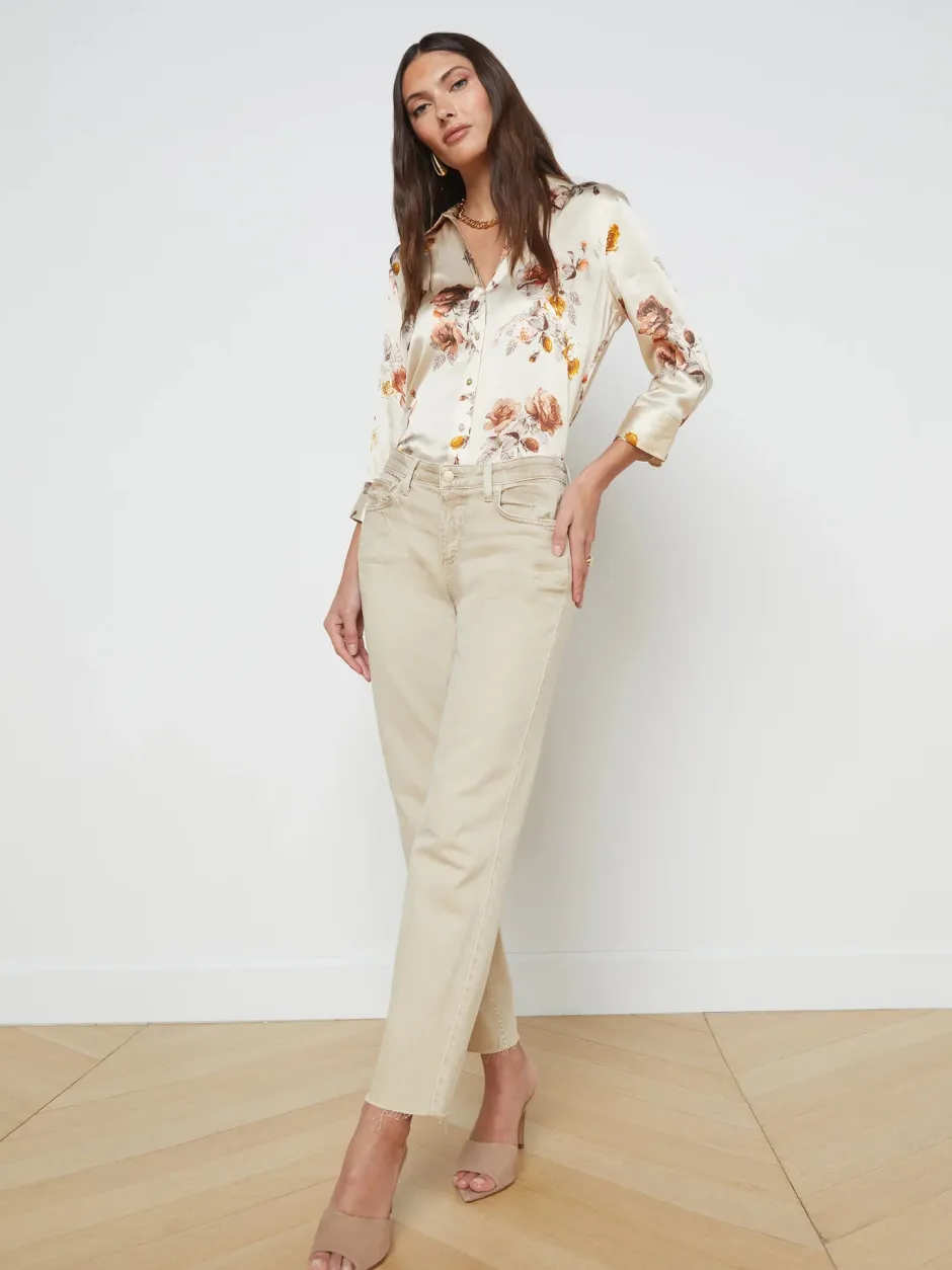 Clearance L’agence - Milana Jean - Sand Dune Straight | Denim