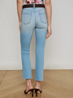 Clearance - Mira Cropped Micro Boot Jean - Barker Denim | All Denim
