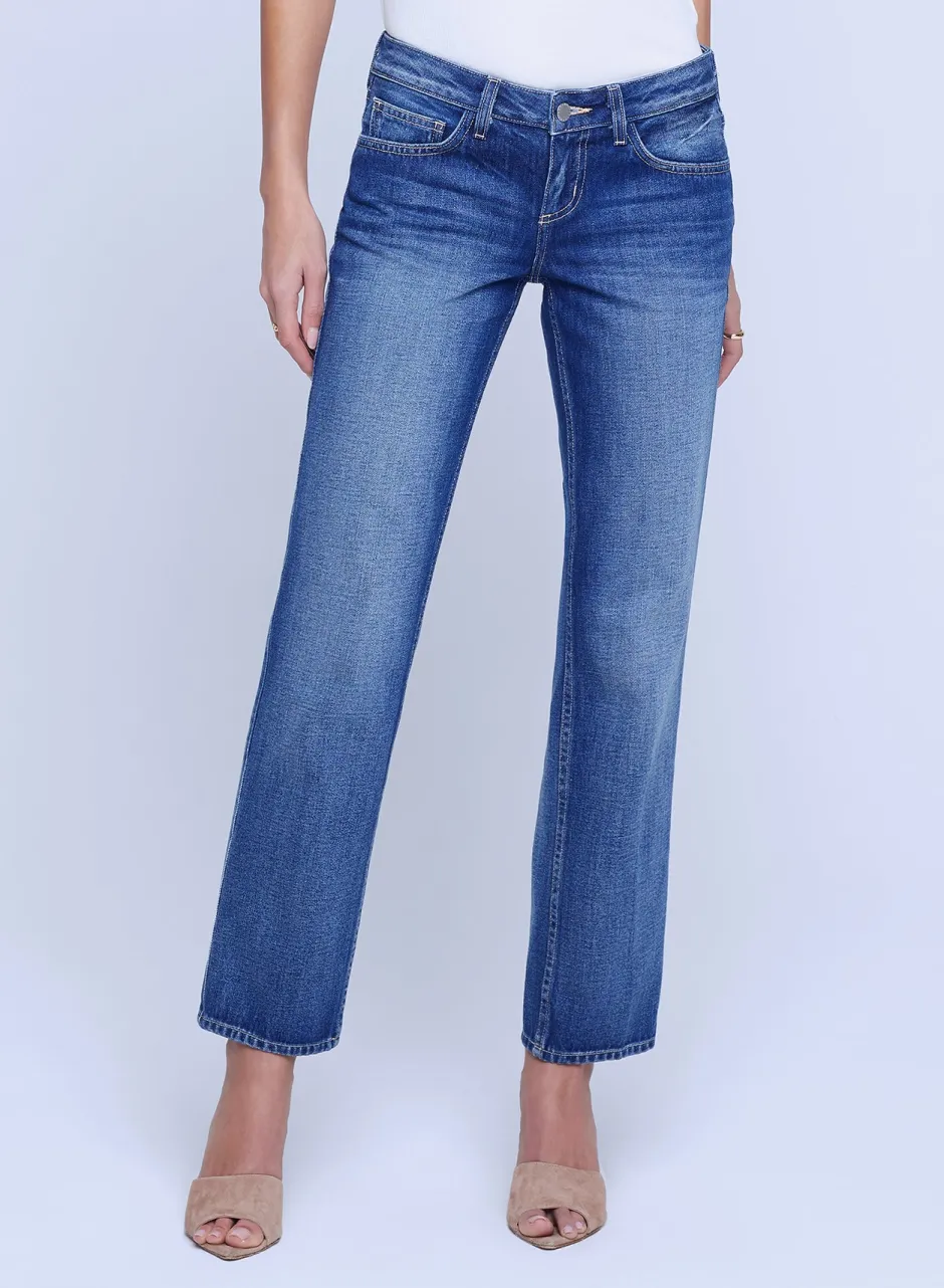 Best L’agence - Nevia L/R Slouch Jean - Serrano Straight | Denim