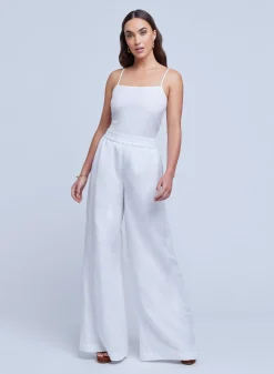 Outlet L’agence - Nikita Wide Leg Pants - White Pants