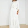 Clearance L’agence - Nova Pleated Pant - Ivory Pants