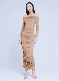 Best L’agence - Otis Pencil Skirt - Ginger Snap Long Skirts