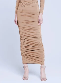 Best L’agence - Otis Pencil Skirt - Ginger Snap Long Skirts