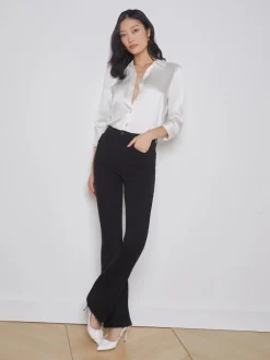 Discount - Ruth H/R Straight Jean - Black High-Rise | Denim