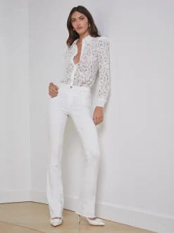 Fashion - Ruth Straight-Leg Jean - Blanc Denim | All Denim