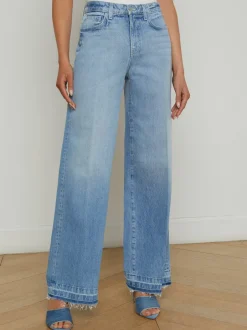 Best L’agence - Scottie H/R Wide Leg Hem - Zion Flare | High-Rise