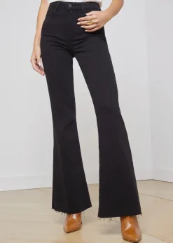 Outlet L’agence - Sera Jean - Saturated Black Flare | Denim