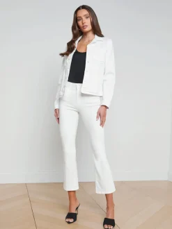 Best L’agence - Shuri Denim Jacket - Blanc Denim Jackets | Jackets