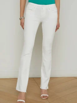 Hot - Sneeki L/R Sneaker Straight - Blanc Denim | All Denim