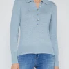 Hot - Sterling Sweater - Blue Haze/Nickel Sweaters & Knits