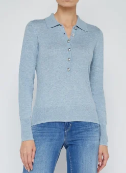 Hot - Sterling Sweater - Blue Haze/Nickel Sweaters & Knits