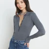 Hot L’agence - Sterling Sweater - Grey/Gunmetal Sweaters & Knits