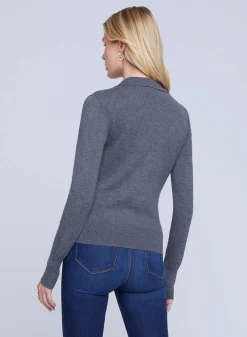 Hot L’agence - Sterling Sweater - Grey/Gunmetal Sweaters & Knits