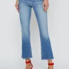New - Tati H/R Crop Micro Boot - Ithaca High-Rise | Denim