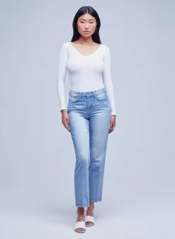 Online L’agence - Winona Bodysuit - White Bodysuits