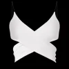 Sale - Bandage Tank - White Crop Tops