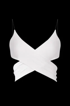 Sale - Bandage Tank - White Crop Tops