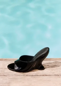 Best - Martha Wedge Patent Leather - Black Shoes