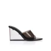 Online - Sera Wedge Sandal - Black Shoes