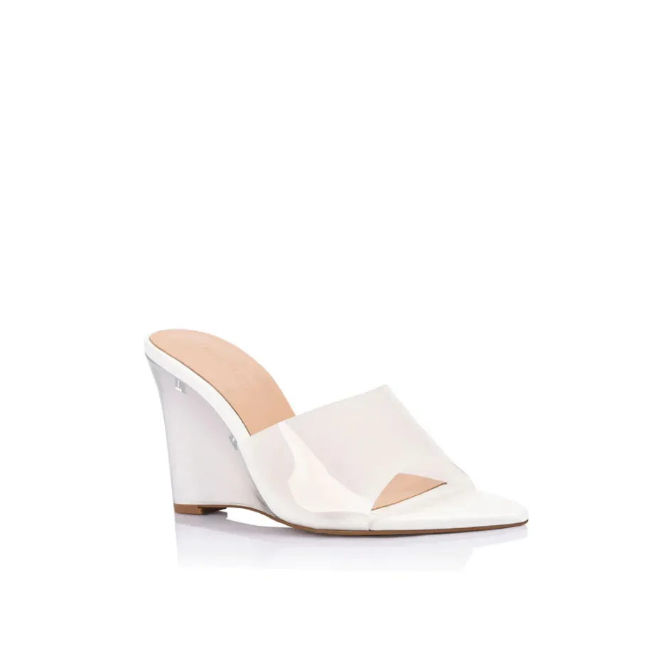 Discount - Sera Wedge Sandal - White Shoes