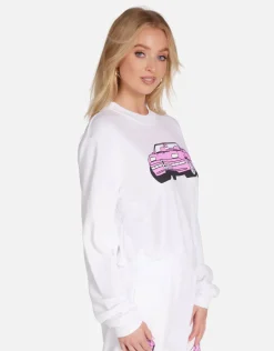New - Spalding Barbie Convertible Sweater - White Sweaters & Knits